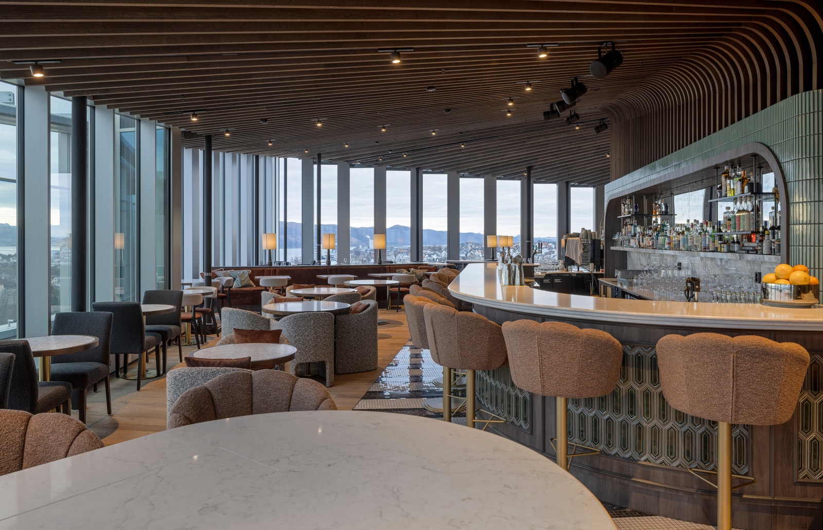 Restauranten Seid i 16. etasje. Galleribilde