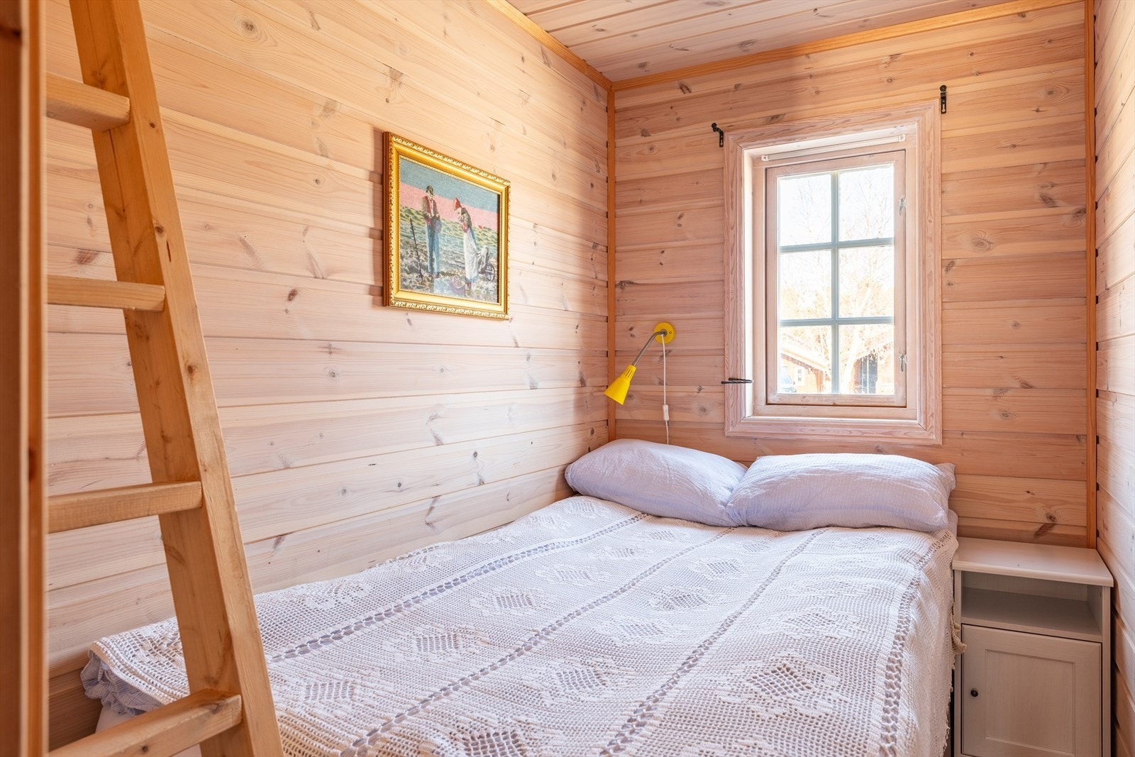 På det siste soverommet er det en hems. Galleribilde