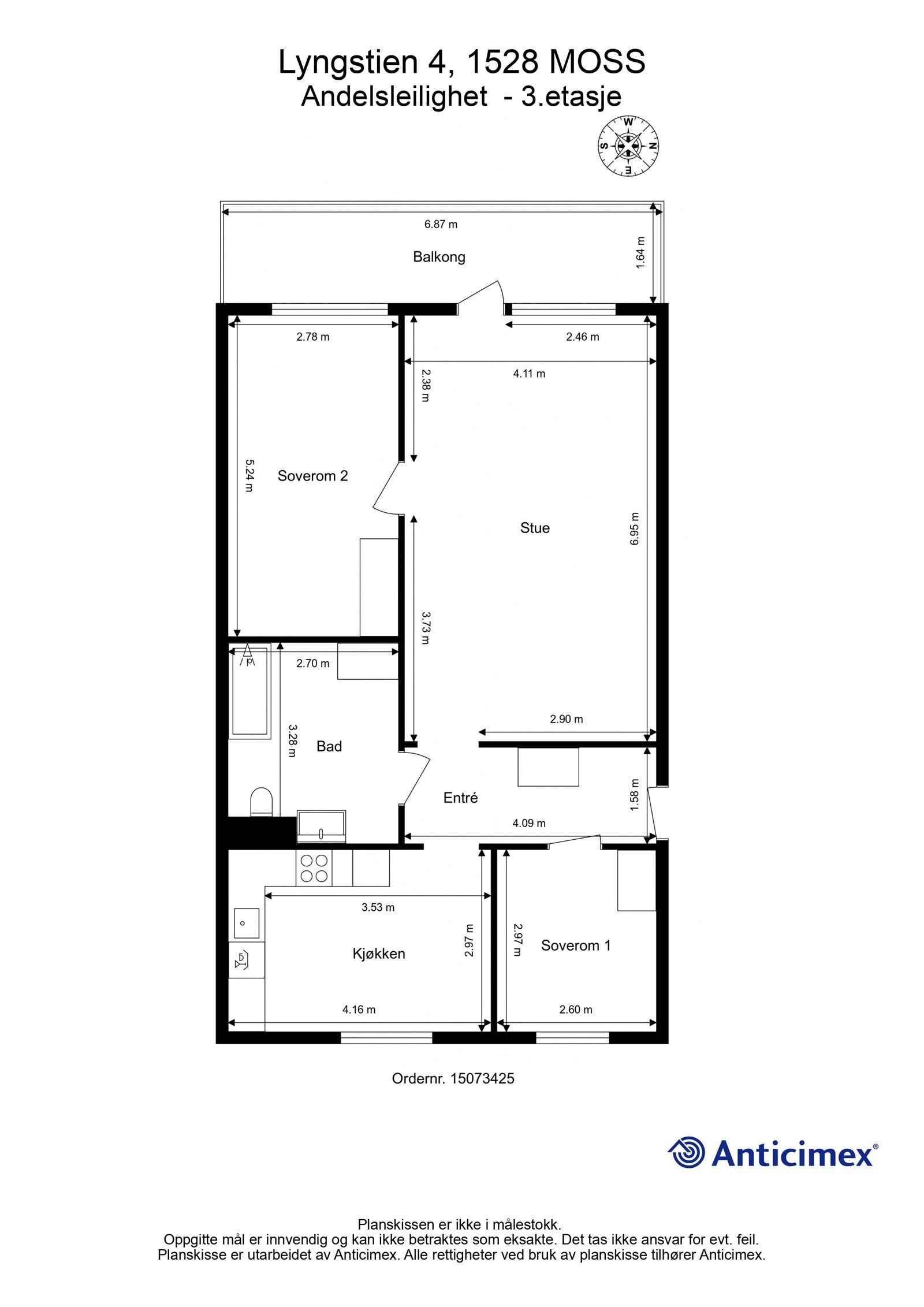 Plantegning. Galleribilde