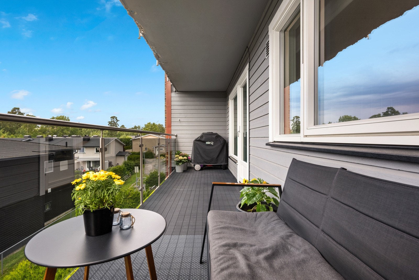 Hyggelig utsyn over nærområdet. Galleribilde