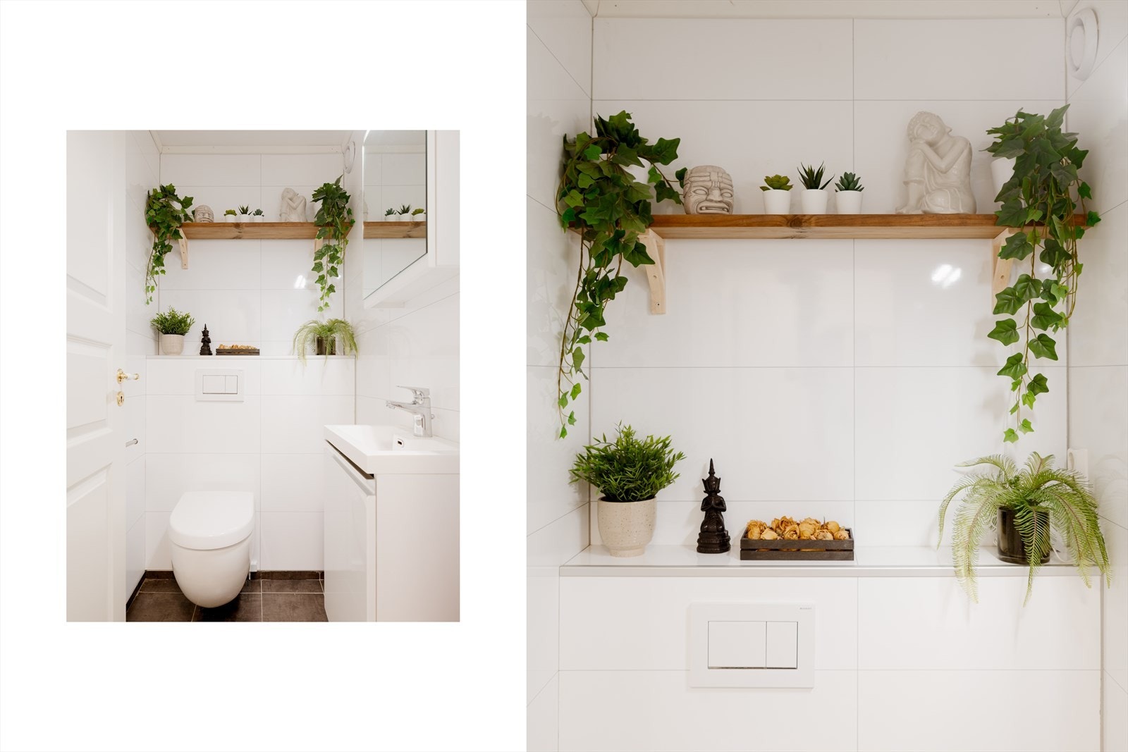 I tilknyttning til entrèen finner du et eget WC, perfekt når du har gjester på besøk. Galleribilde