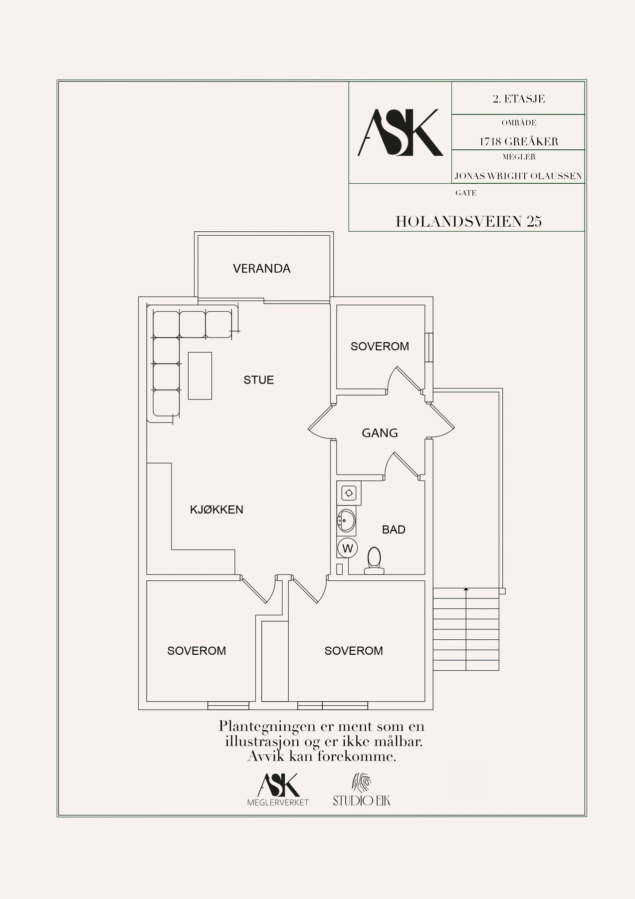 Plantegning Galleribilde
