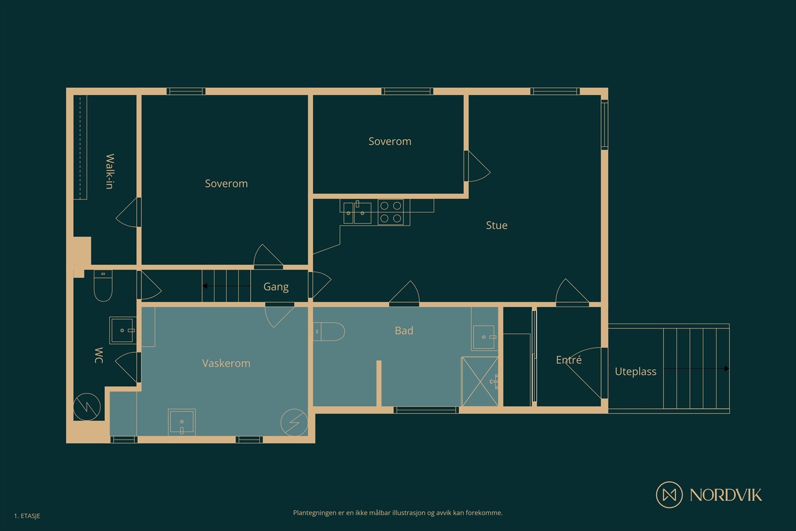 Plantegning Galleribilde