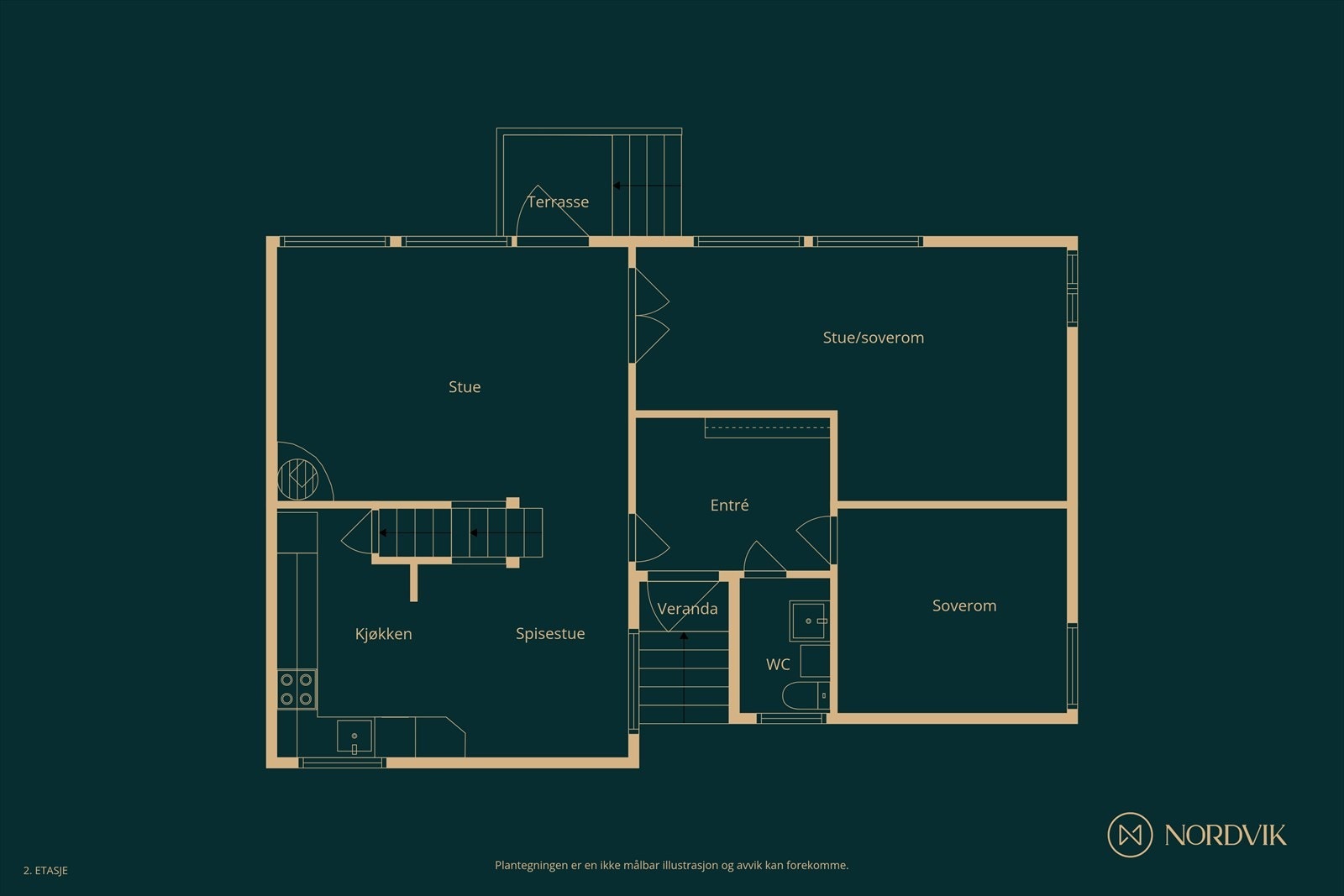 Plantegning Galleribilde