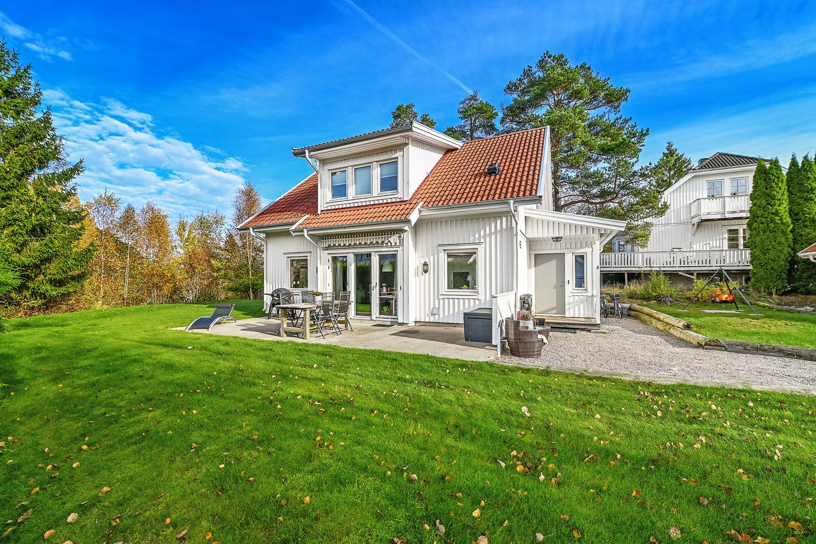 Et velholdt hus i hyggelig nabolag på Hafslundsøy. Galleribilde