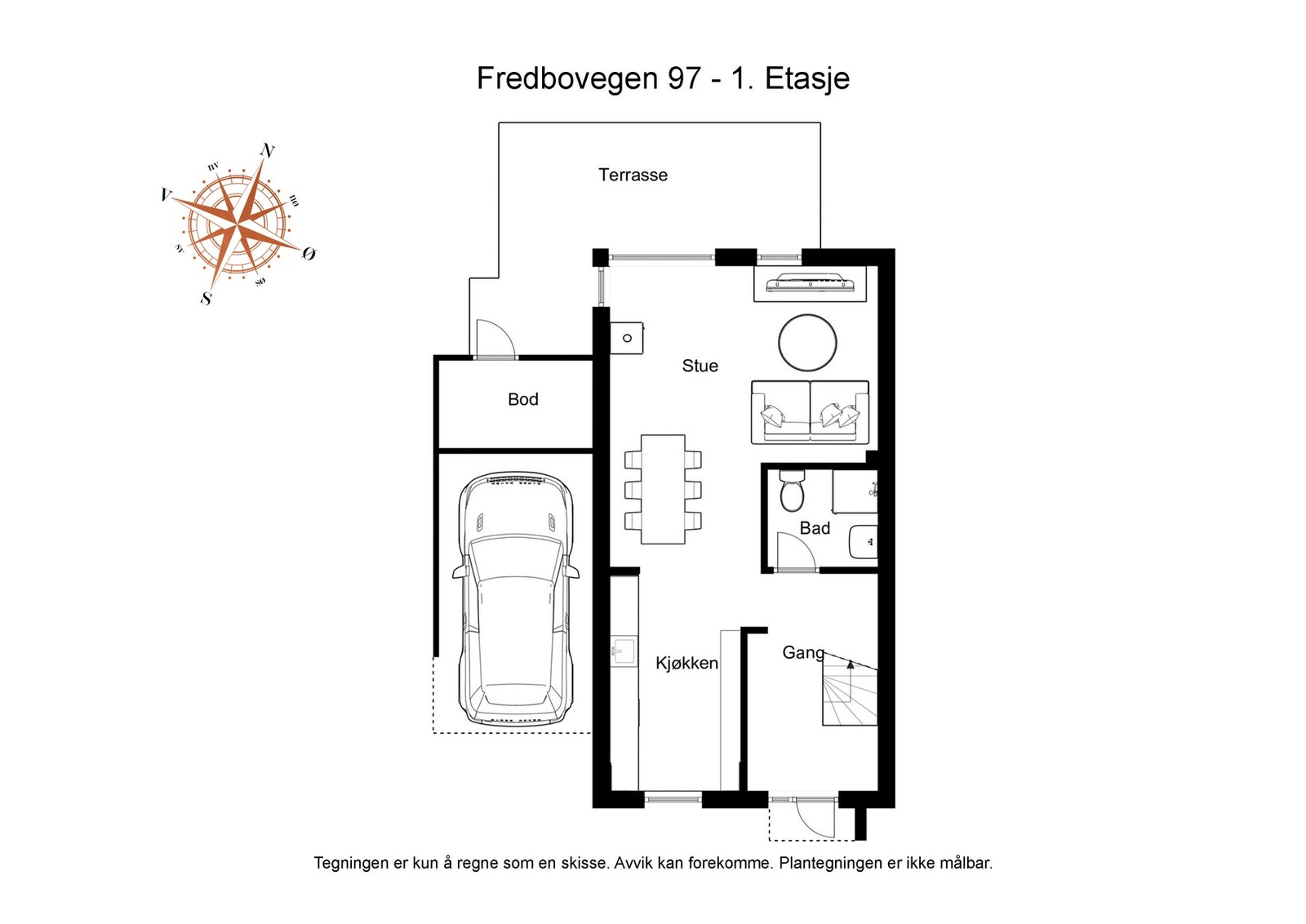 Planløsning 1.Etasje Galleribilde