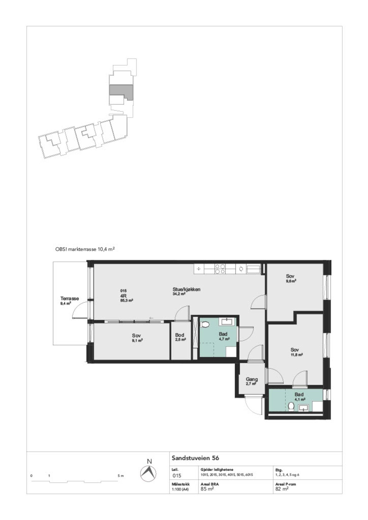 Plantegning Galleribilde