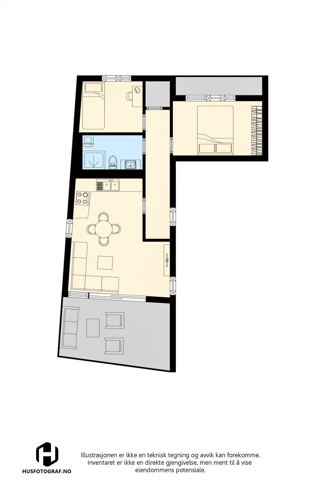 Plantegning Galleribilde