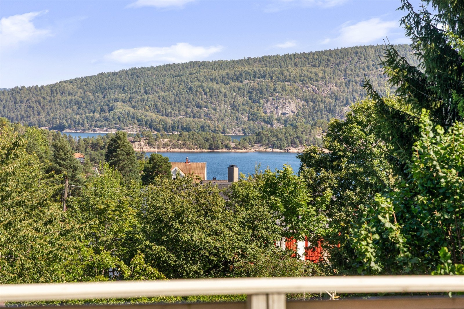 Utsikt fra balkongen Galleribilde