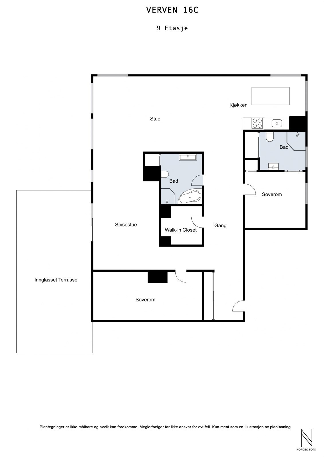 Verven 16C - Toppleilighet Galleribilde