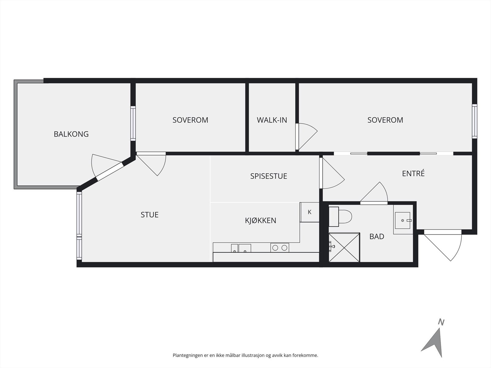 Planskisse Galleribilde