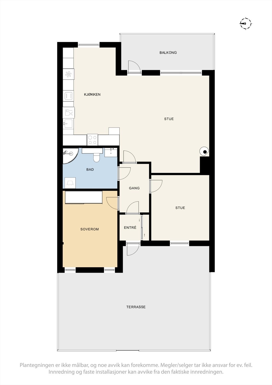 Plantegning. Galleribilde