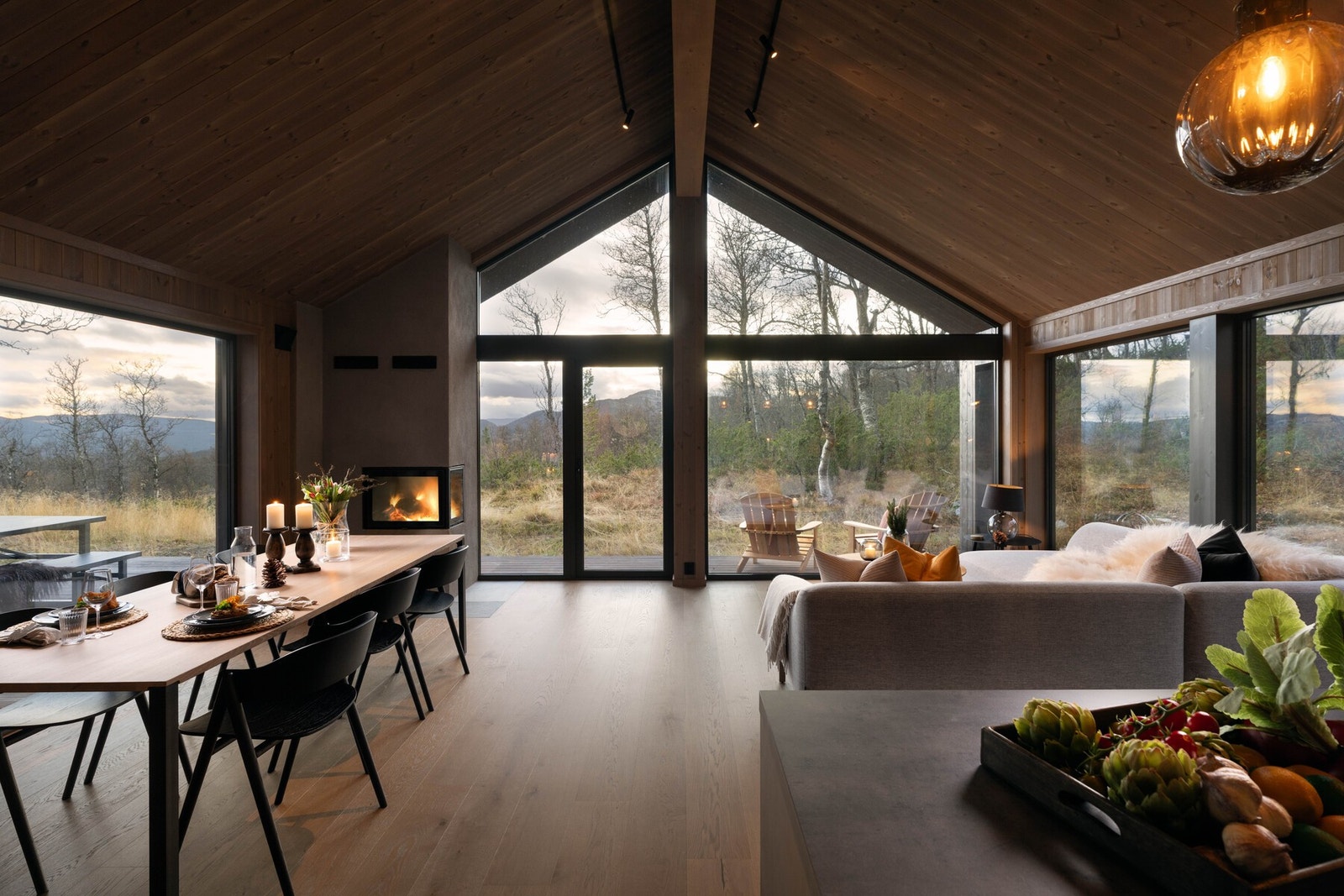 Tenk deg å ha denne utsikten til middagslagingen Galleribilde