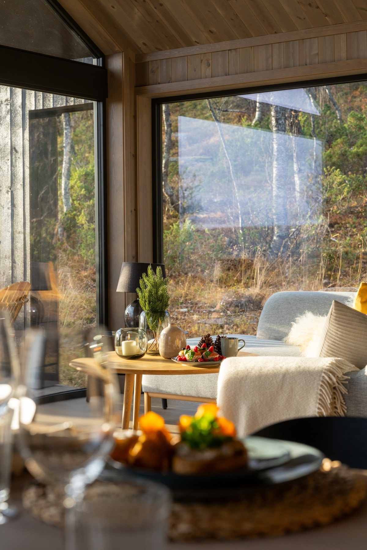 Våkne opp til harmoniske frokoster på hytten Galleribilde