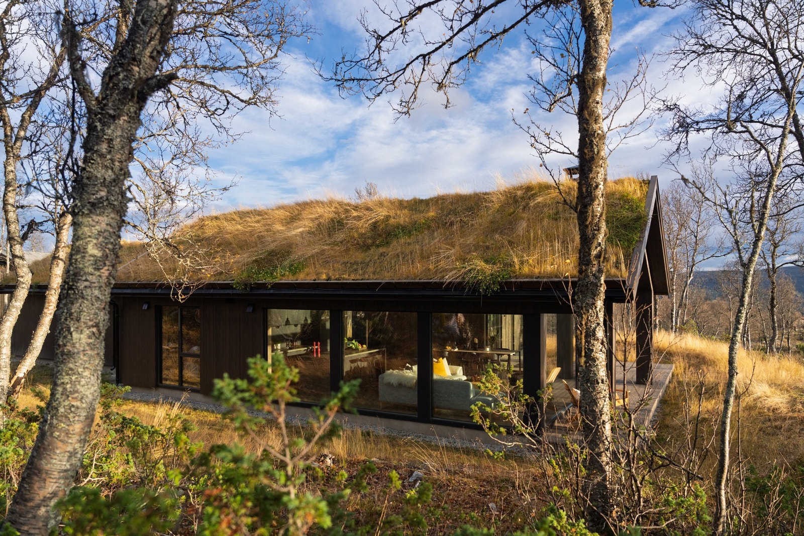 I varme omgivelser, med fjellet som nærmeste nabo Galleribilde