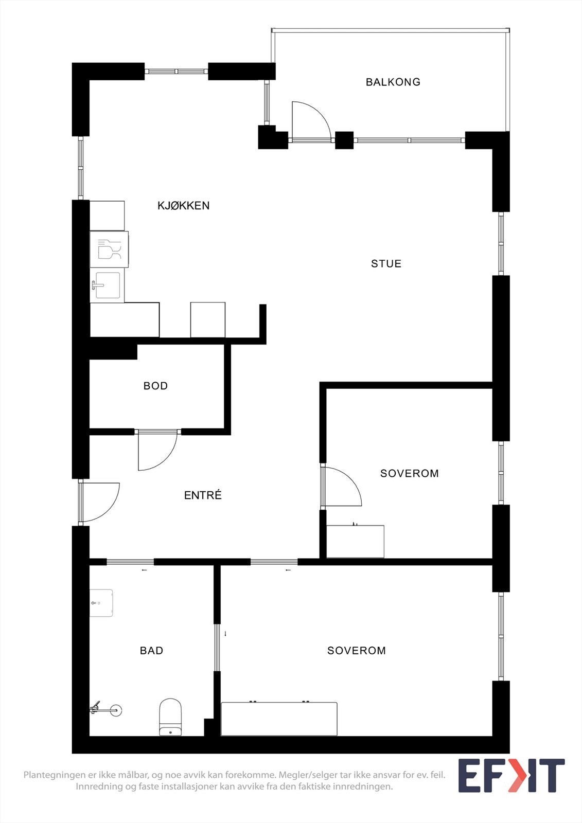 Plantegning Galleribilde