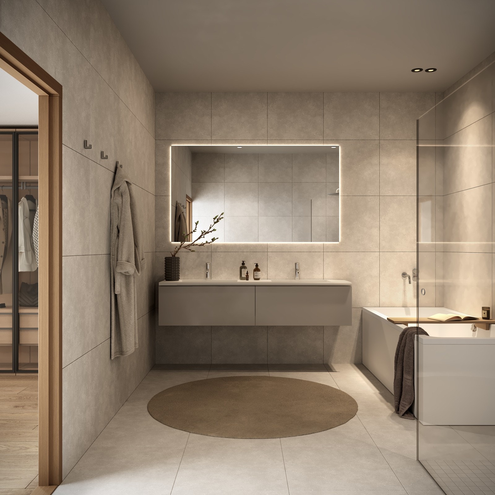 Illustrasjonsbilde bad. Galleribilde