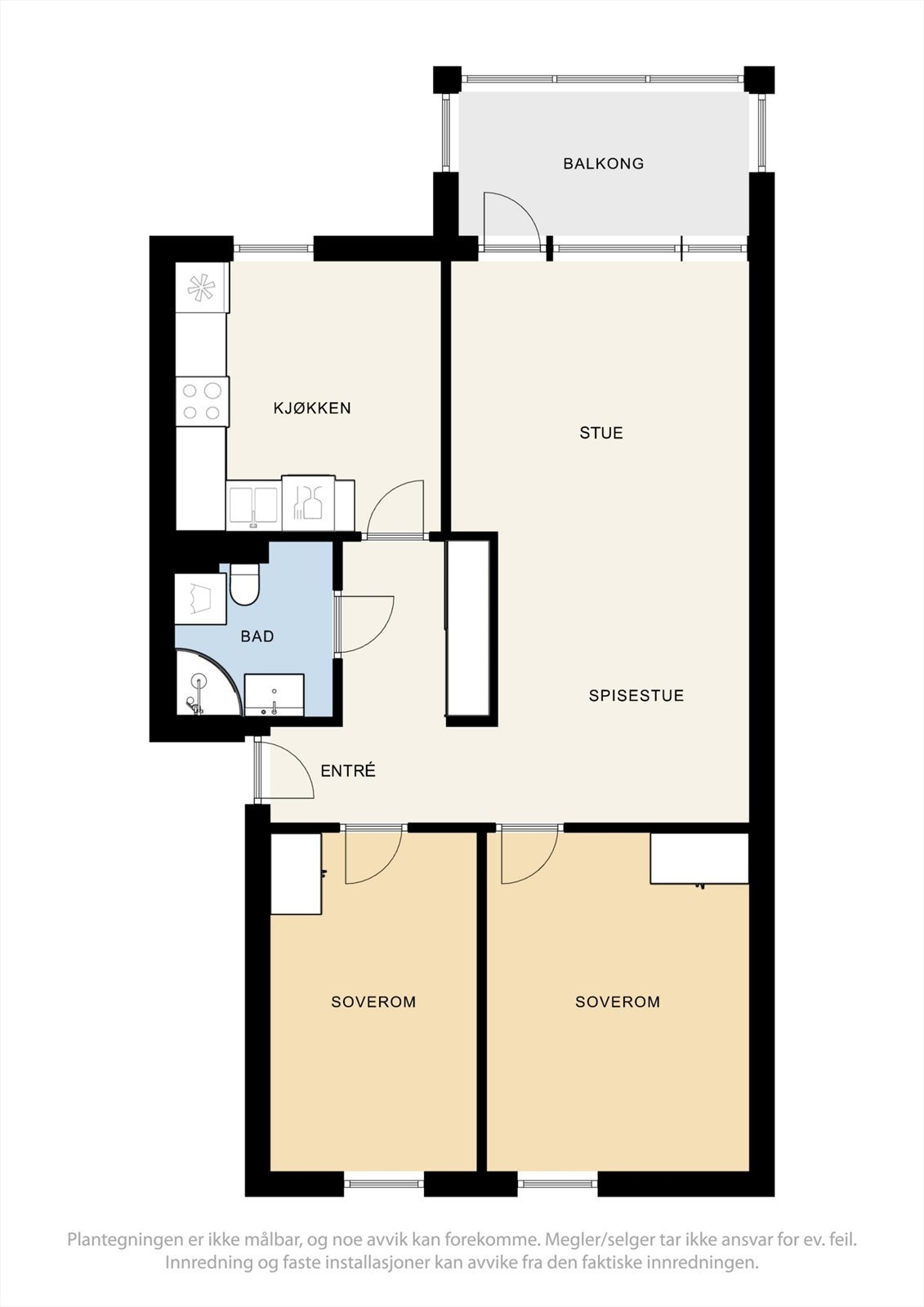 Planskisse Galleribilde