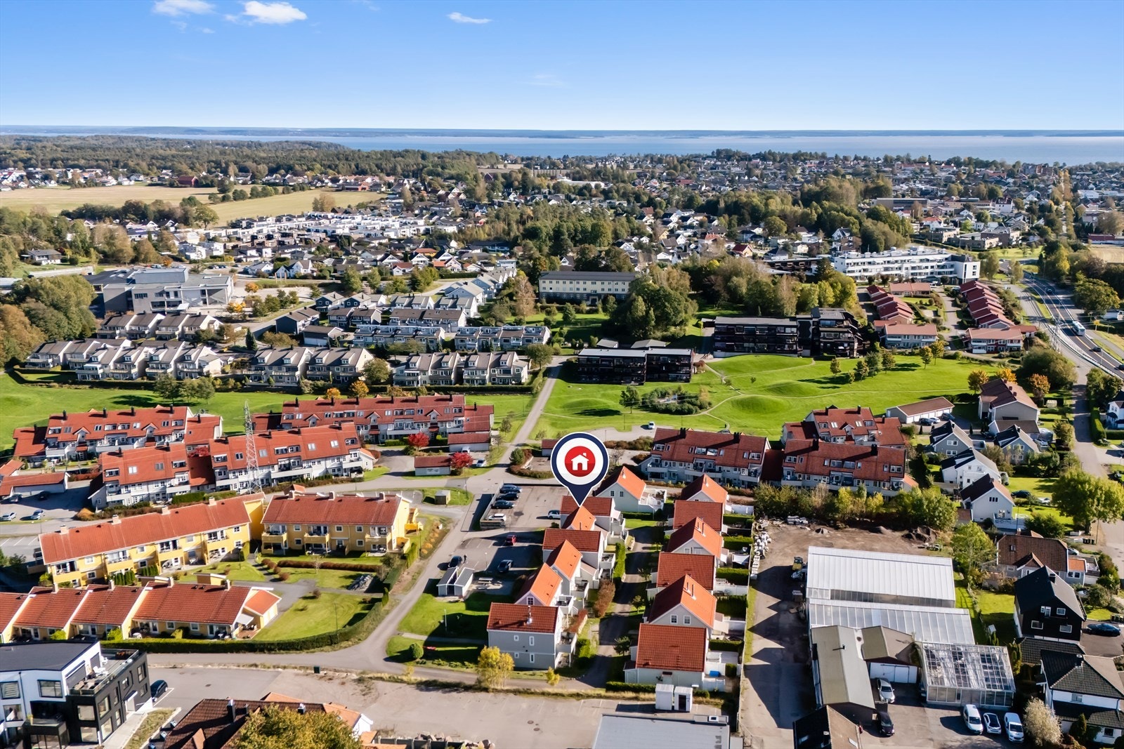 Området rundt eiendommen. Galleribilde