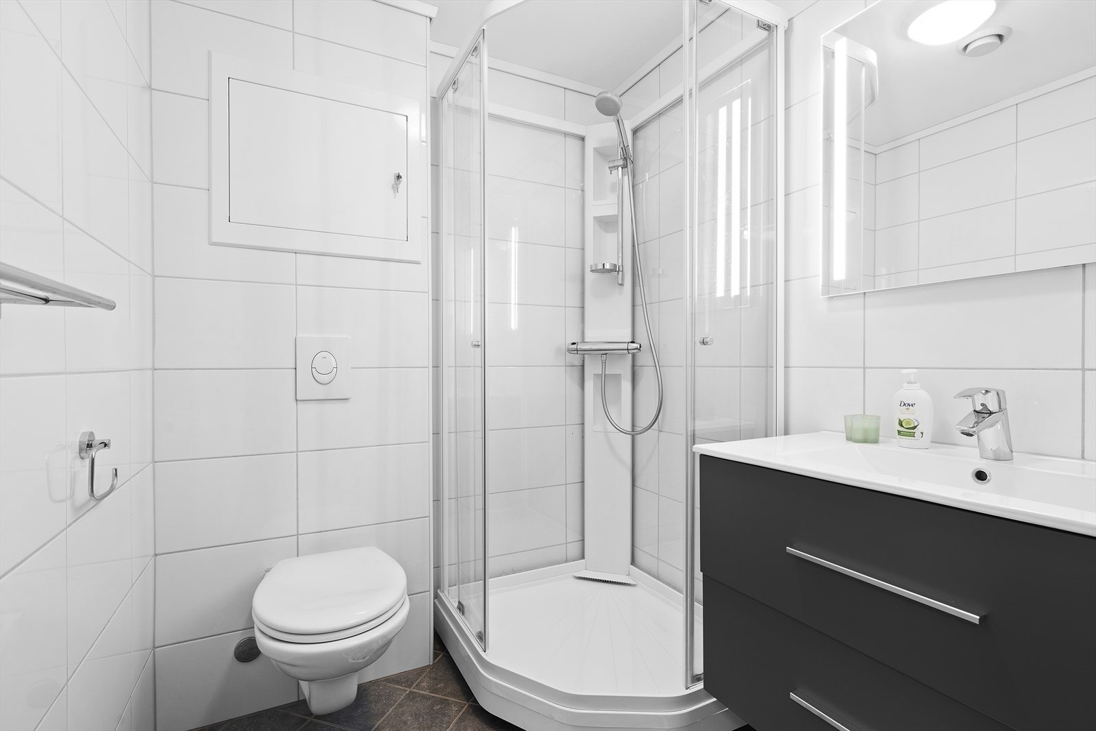 Badet ble renovert i regi av borettslaget i 2017 Galleribilde