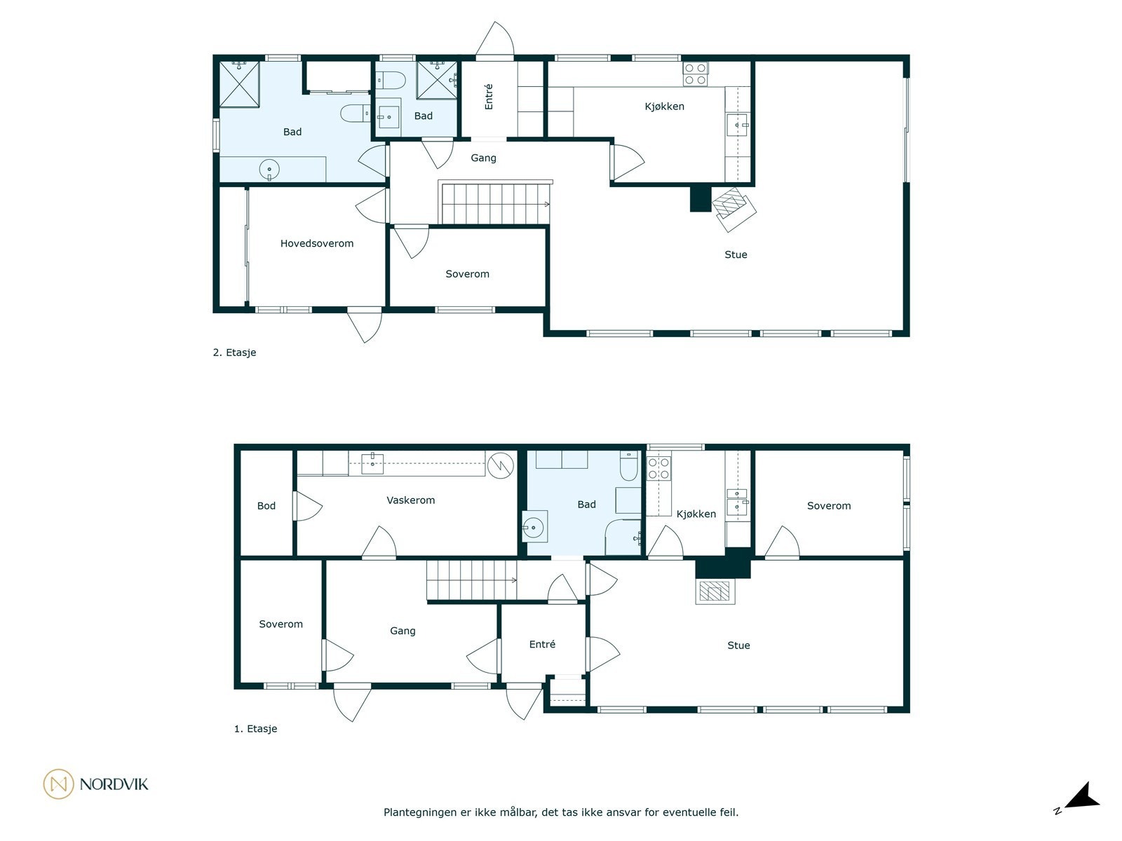 Oversikt plantegninger Galleribilde