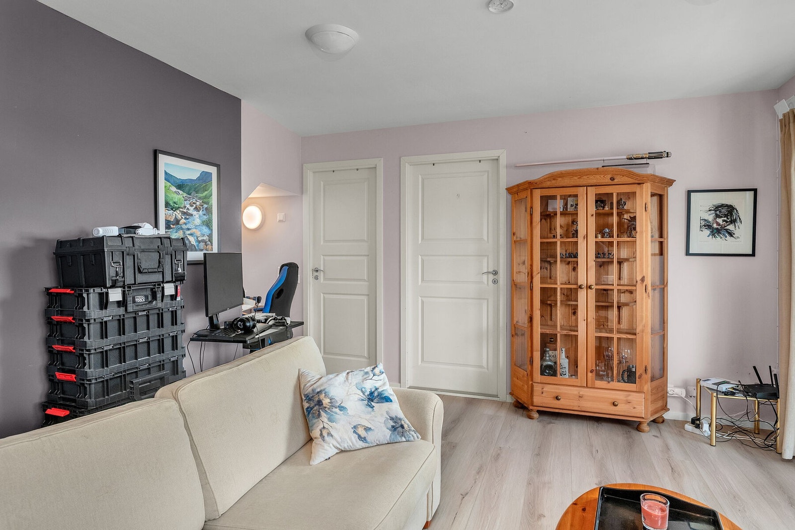 Fra stuen er det også adkomst til soverom og bad/vaskerom. Galleribilde