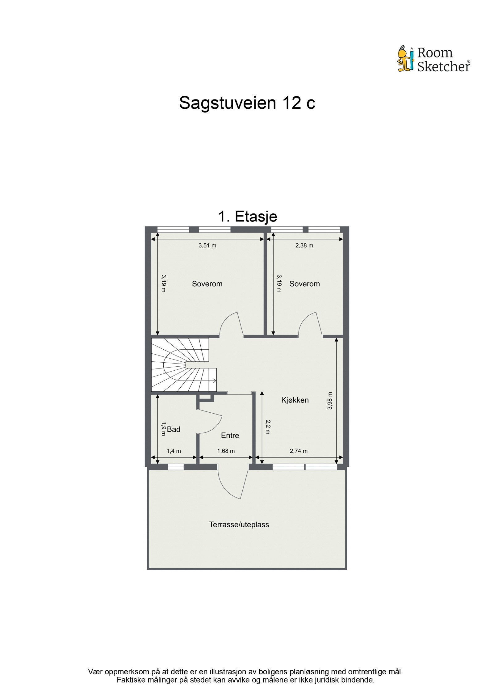 Plantegning Galleribilde