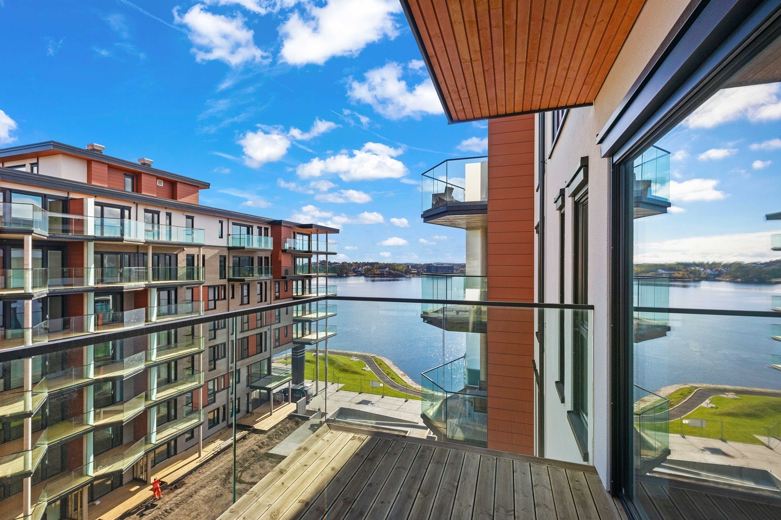 Denne balkongen har formiddagssol. Galleribilde