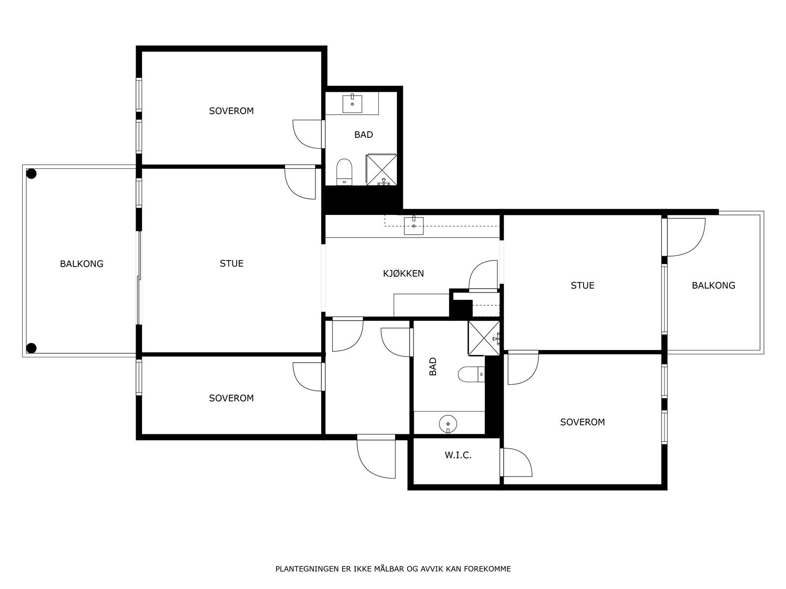 Planskisse. Galleribilde