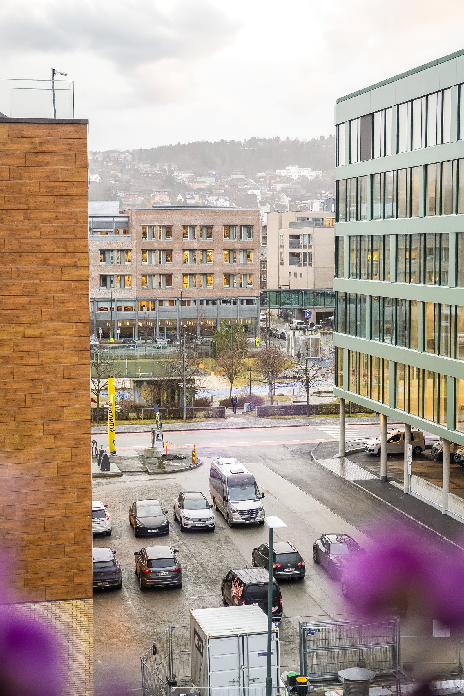 Utsikt fra stuevindu. Galleribilde