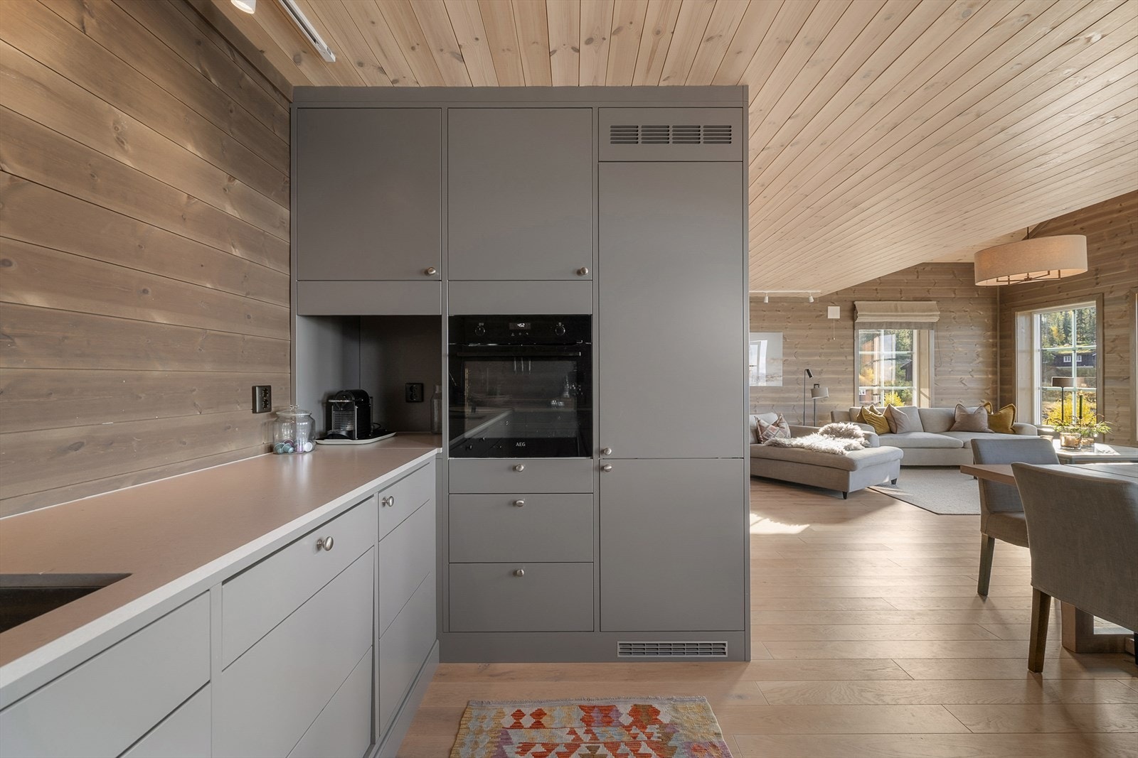 Integrerte hvitevarer i innredningen. Galleribilde