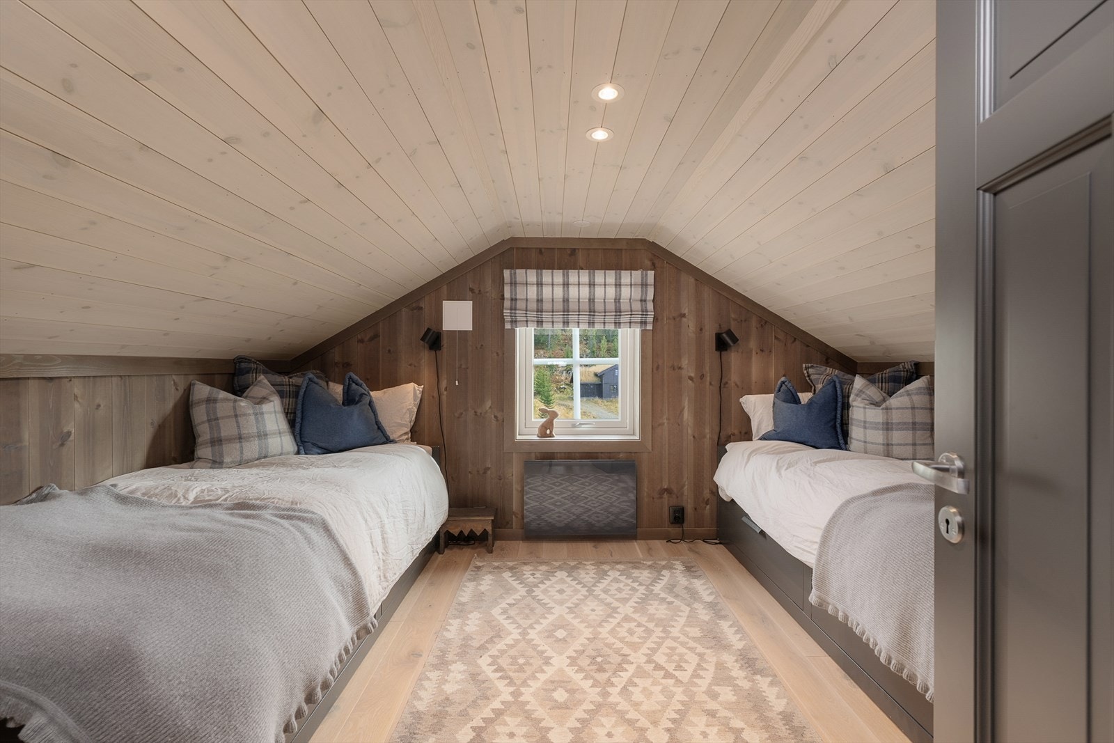 Det andre rommet på hemsen er også innredet med 2 enkeltsenger. Galleribilde