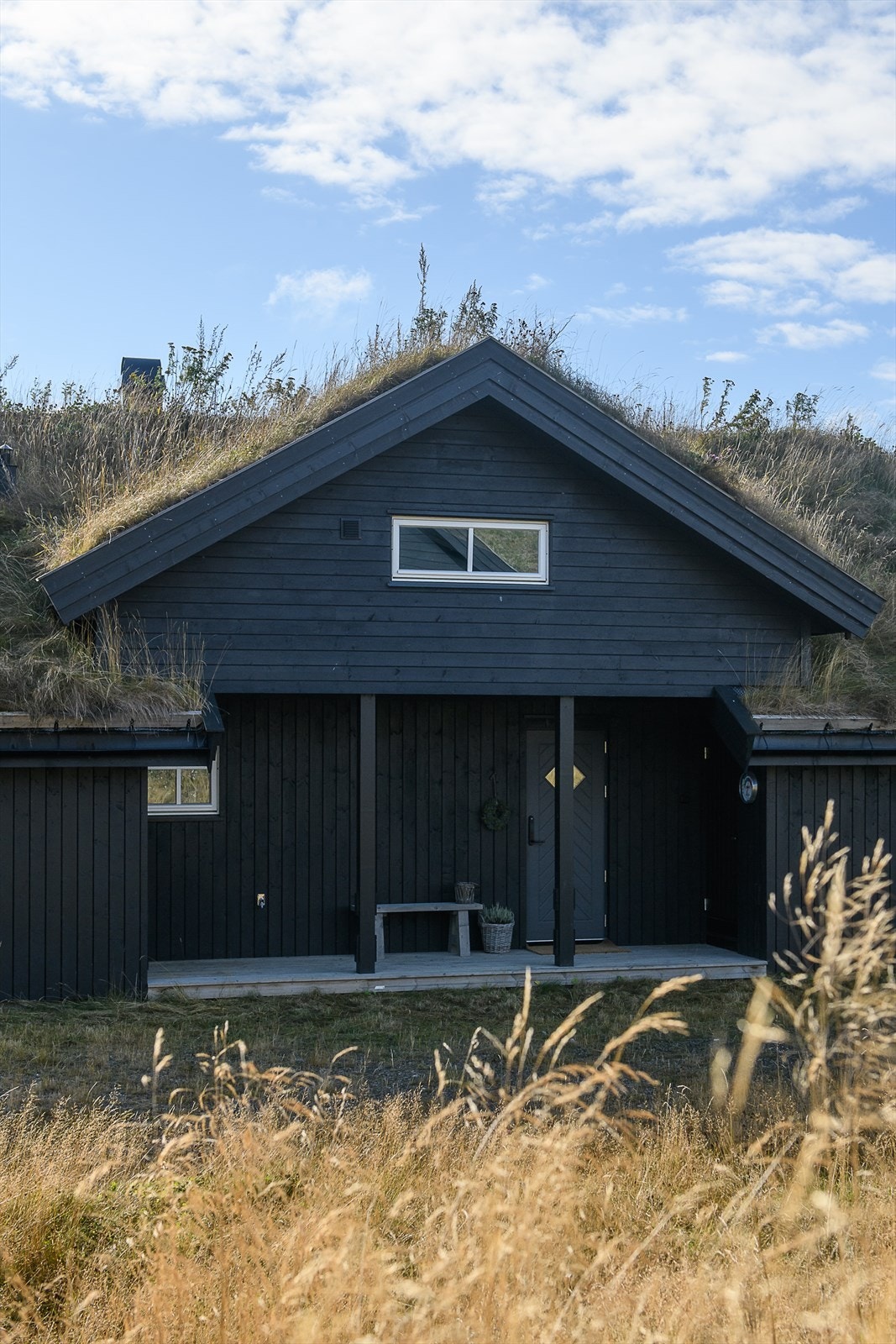 Overbygg over inngangspartiet. Galleribilde