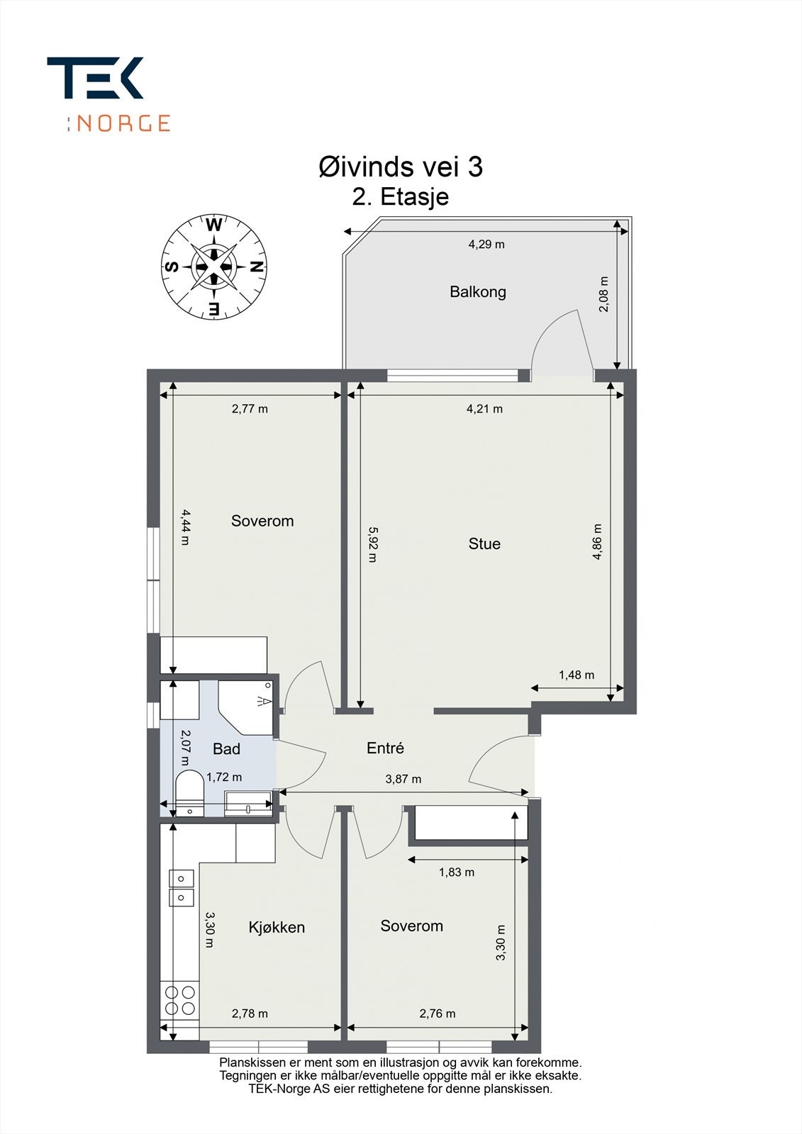 La oss se nærmere på boligens planskisse før du blar videre. Galleribilde