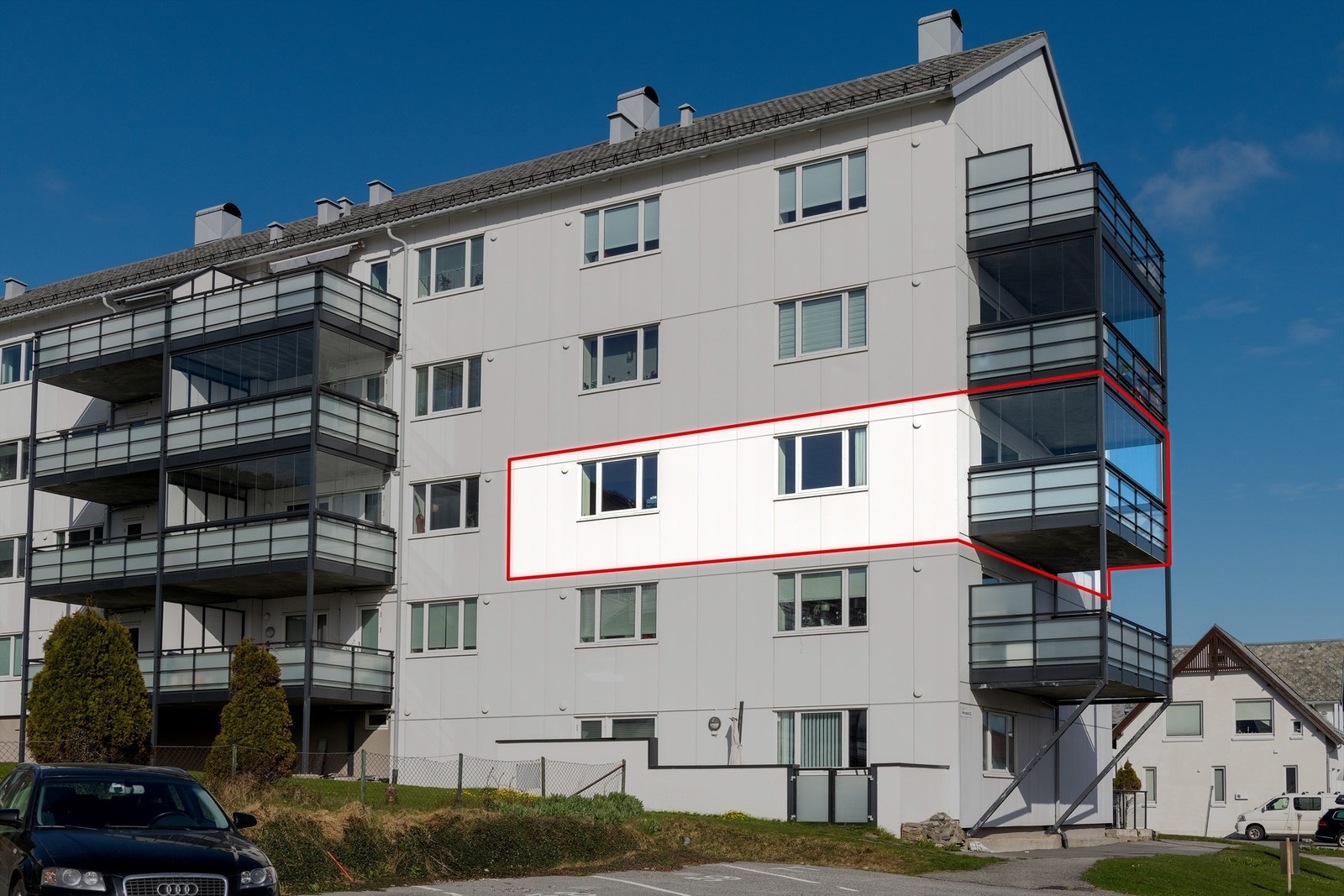 Leiligheten plassering markert Galleribilde
