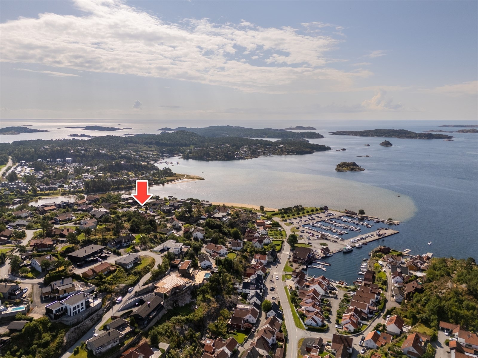 Dronebilde Galleribilde