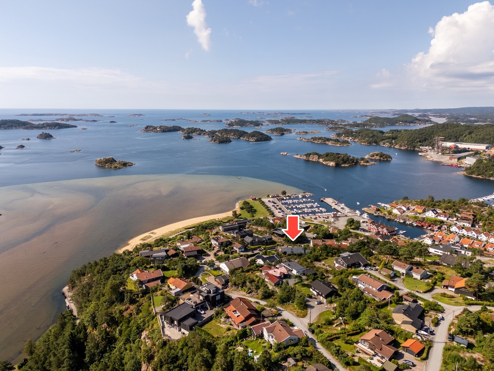 Dronebilde Galleribilde