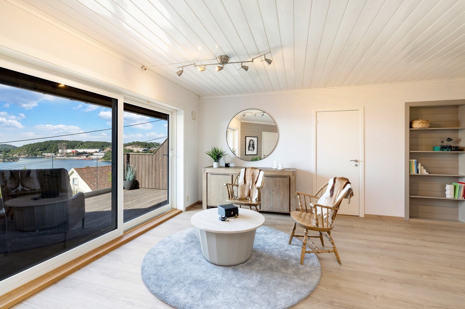 Her kan man ta en ekstra hvil i bakken etter den ellers travle hverdagen Galleribilde