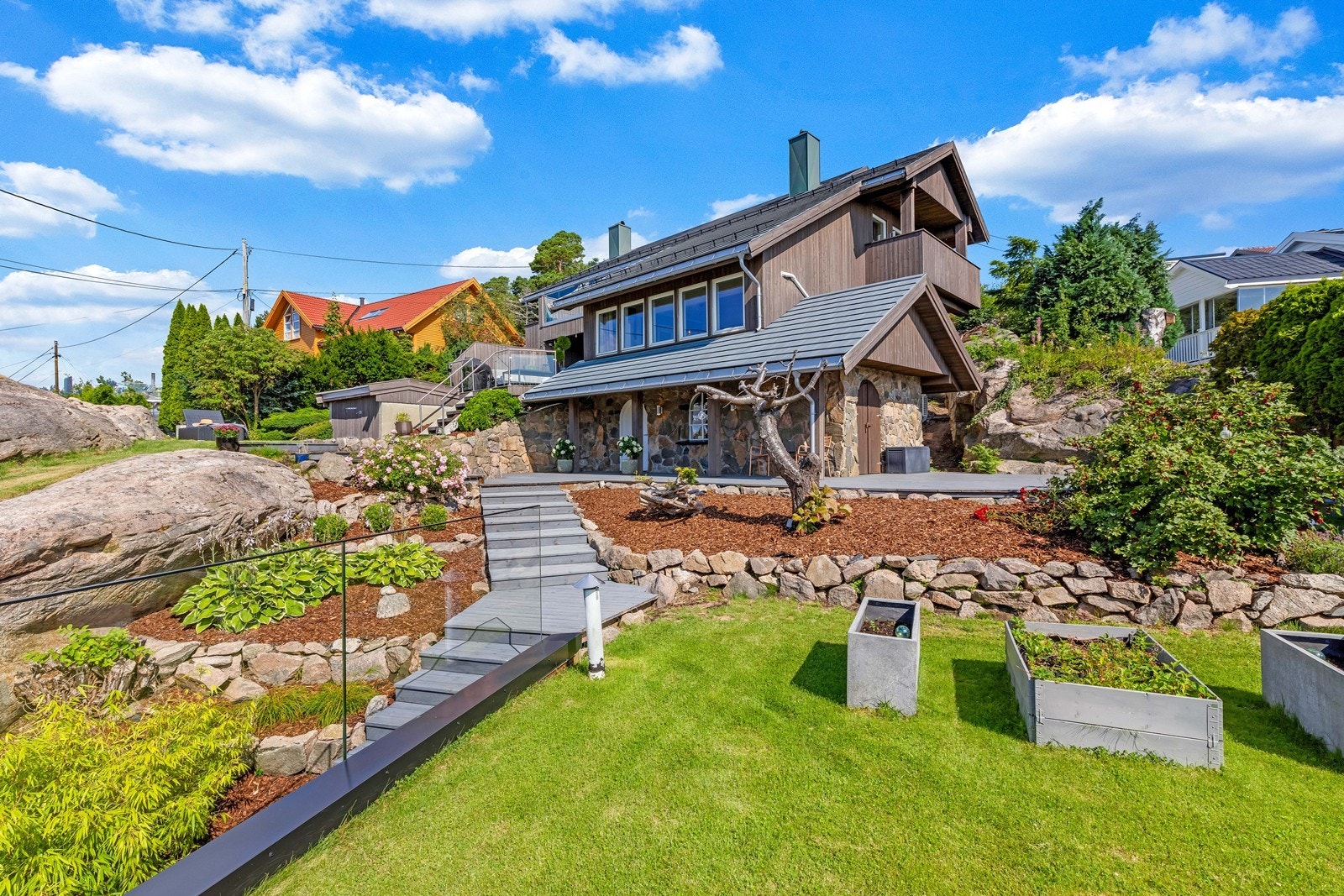 Flere flotte solrike uteområde Galleribilde