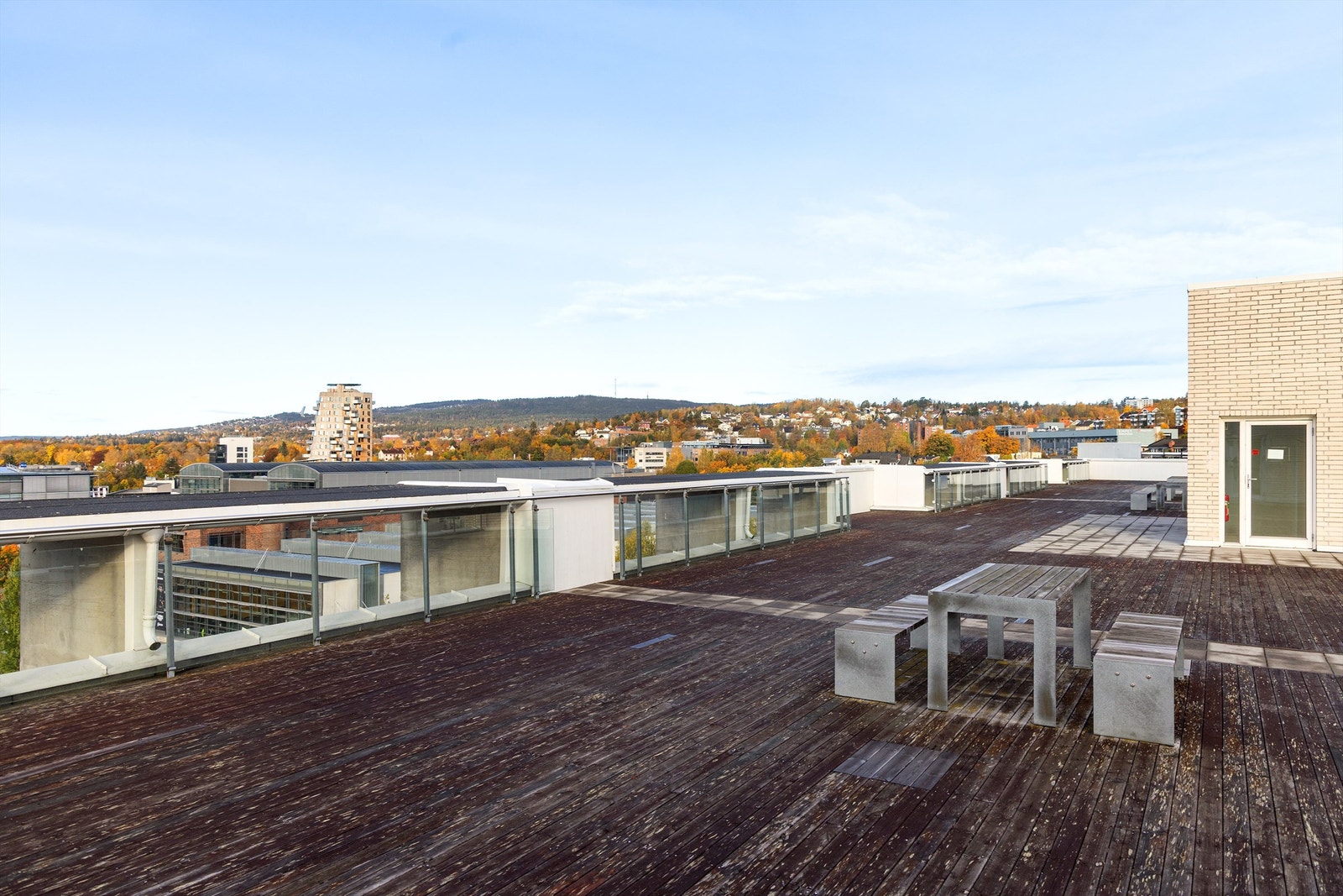 Tilgang til felles takterrasse. Galleribilde