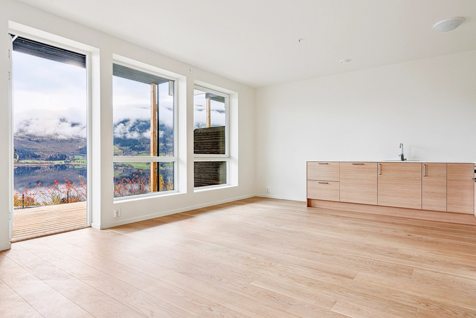 Det er trappefri tilkomst med heis Galleribilde