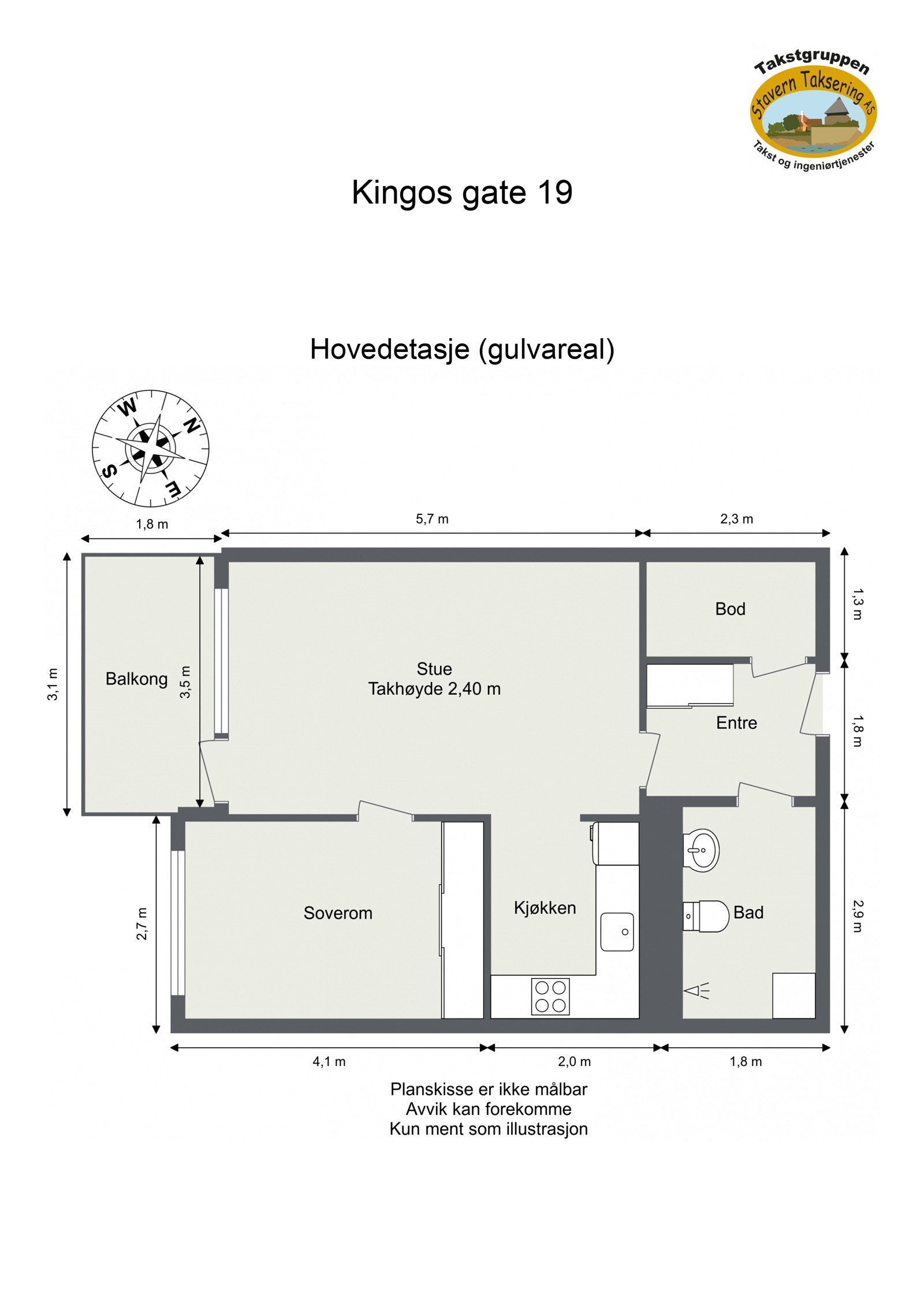 Plantegning. Galleribilde