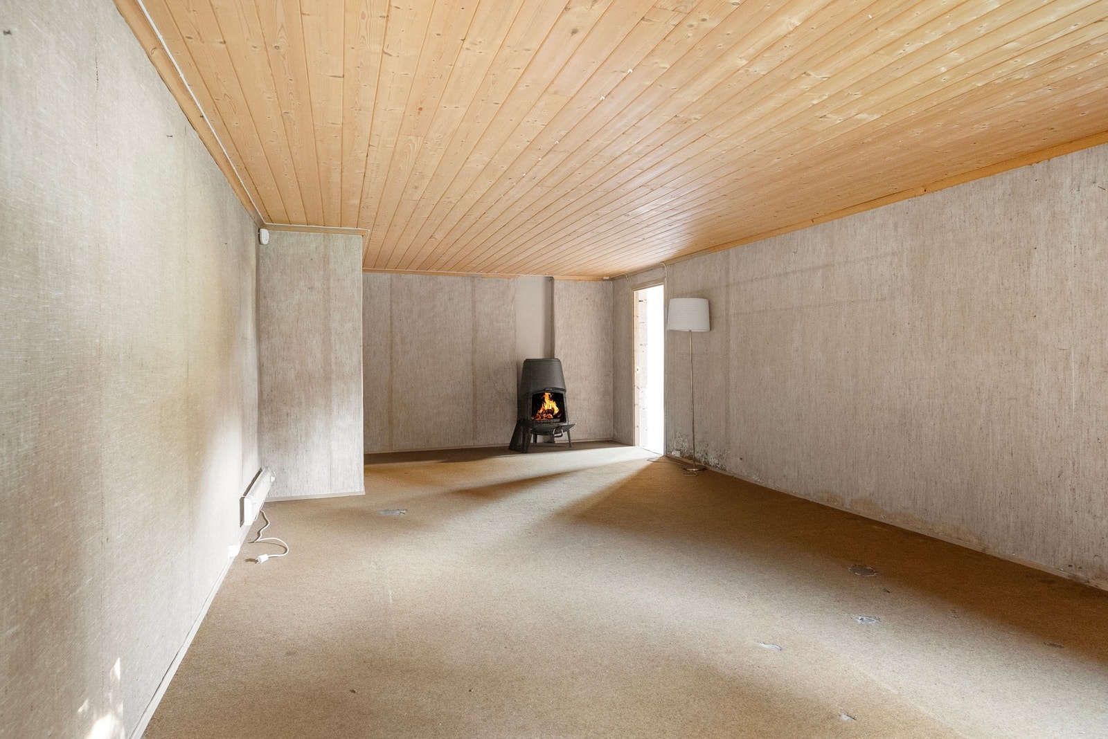 Det er innredet et rom i kjeller (ikke bruksendret) Galleribilde