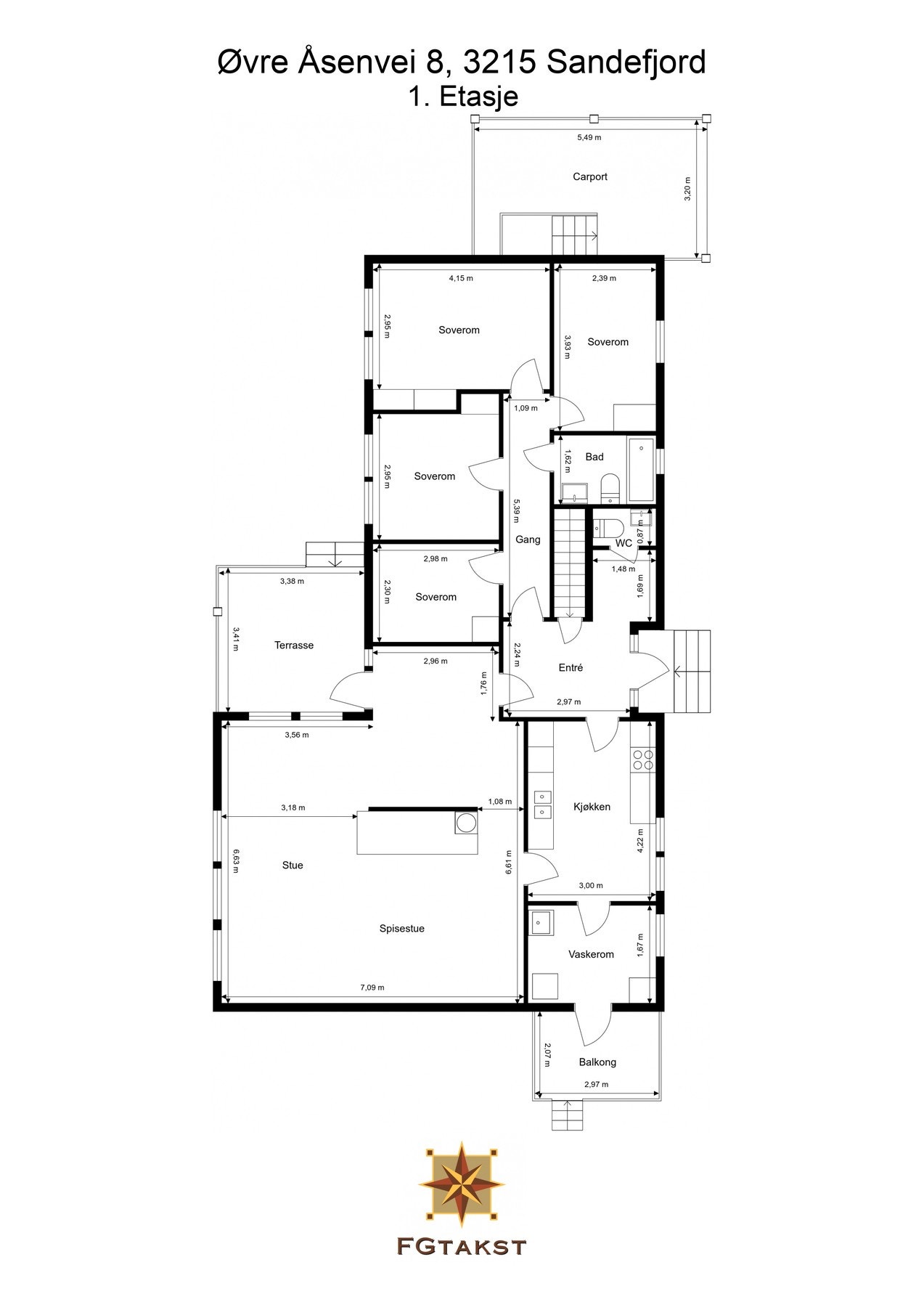 Gjør deg kjent med planløsningen Galleribilde