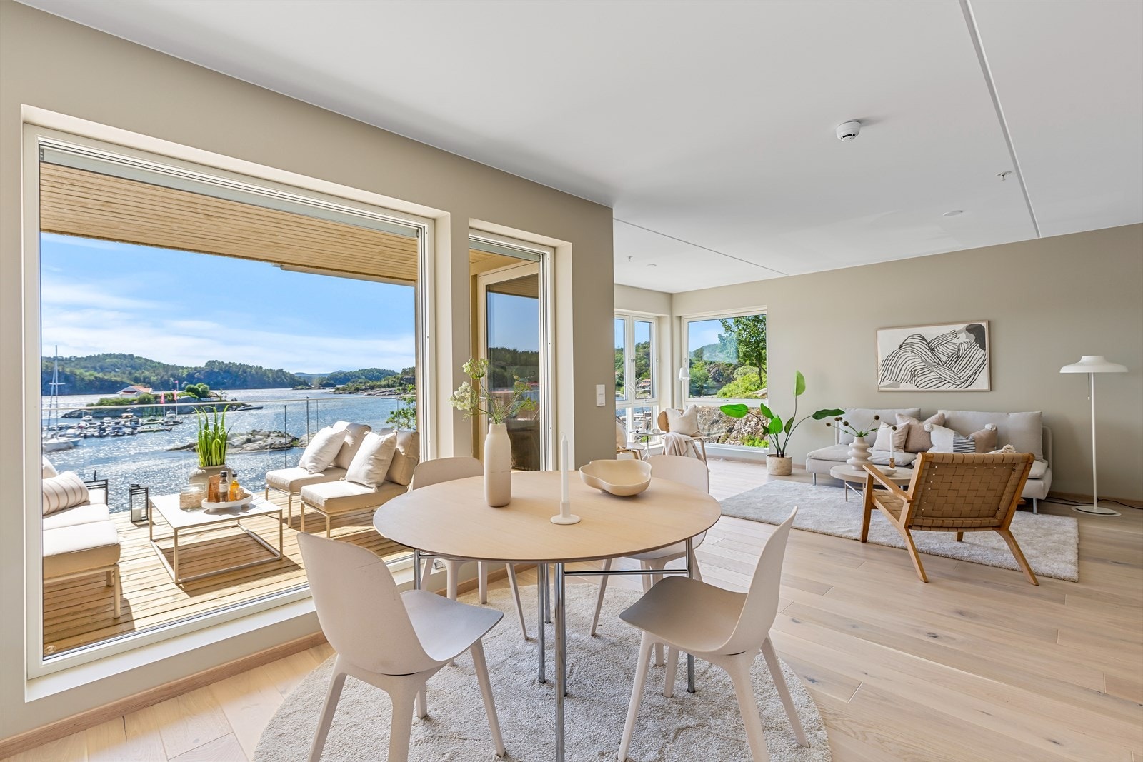 Fantastisk utsikt fra stue Galleribilde