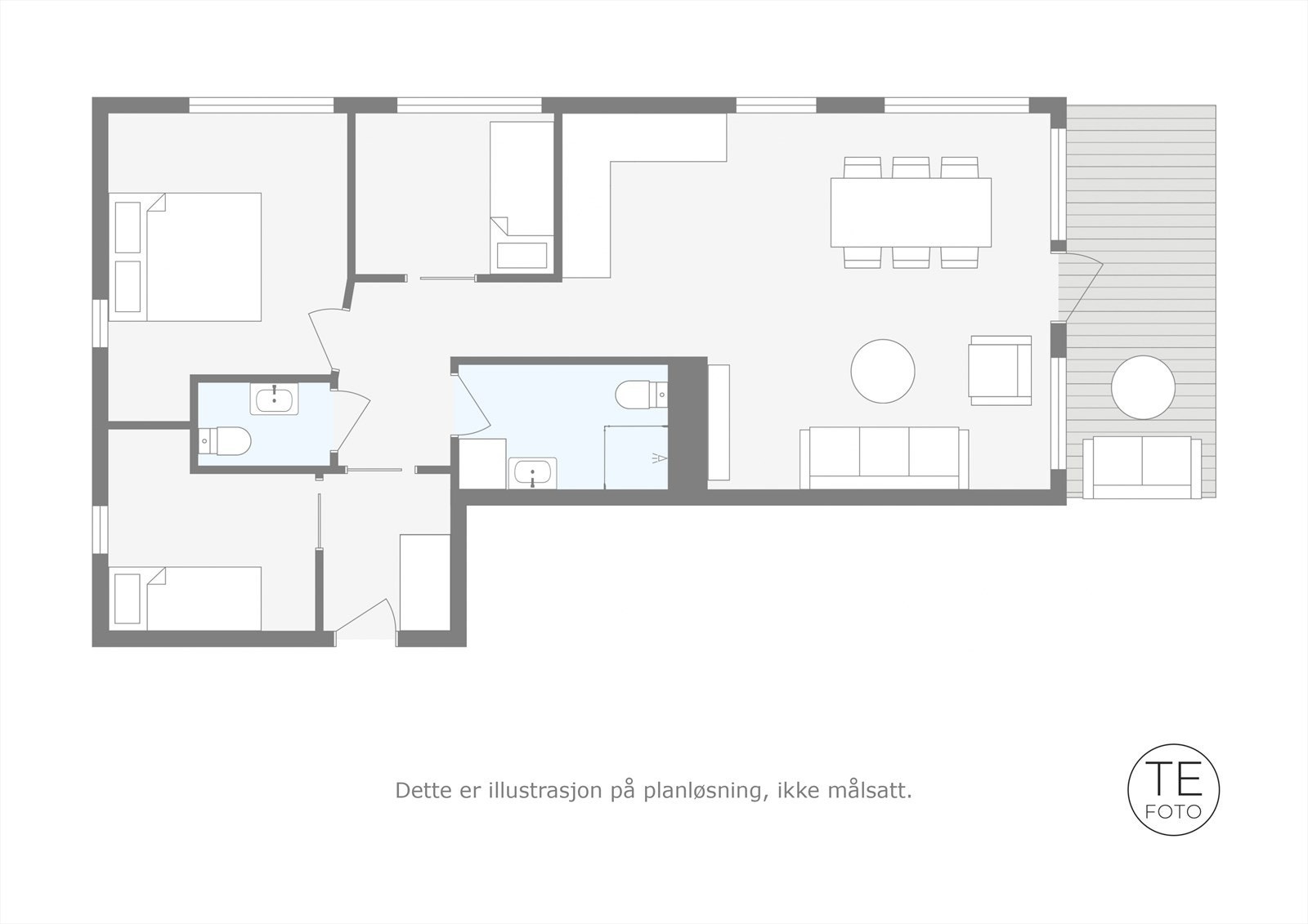 Plantegning Galleribilde