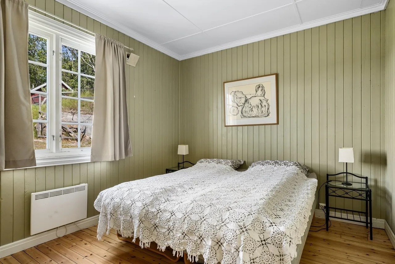 Hovedsoverom med dobbeltseng. Galleribilde