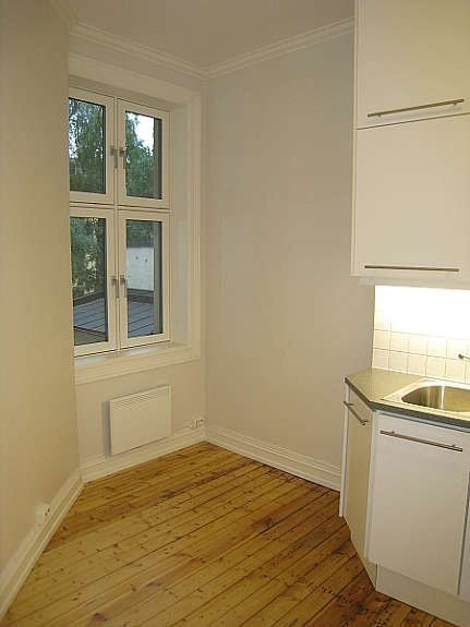 Spisekrok uten møbler... Galleribilde