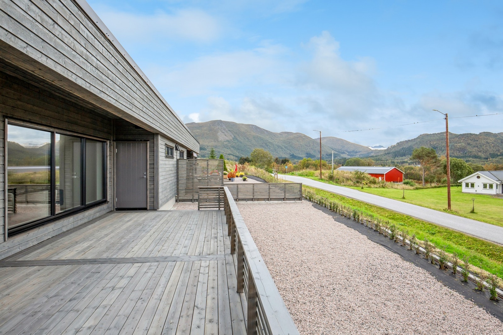 Fin utsikt fra terrasse Galleribilde