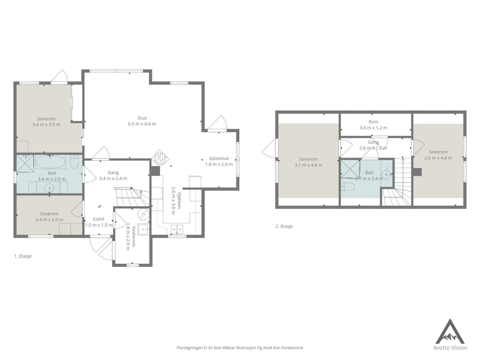 Samlet plantegning Galleribilde